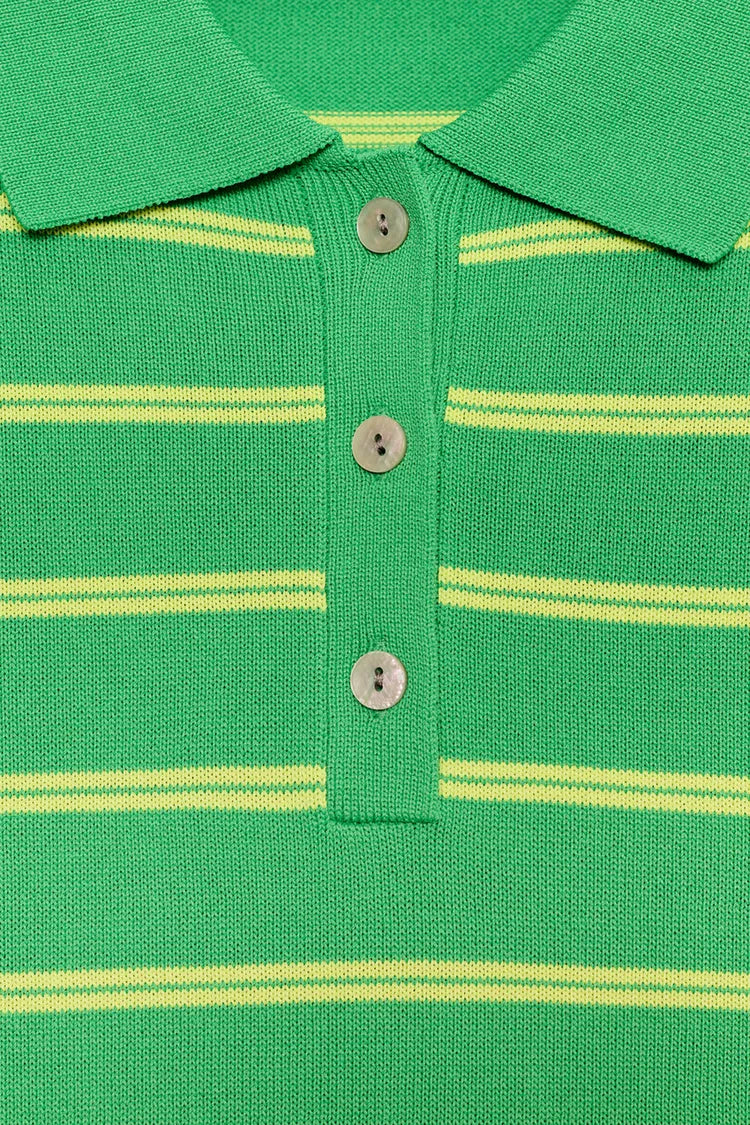 Polo Rayé « Retro-Chic »
